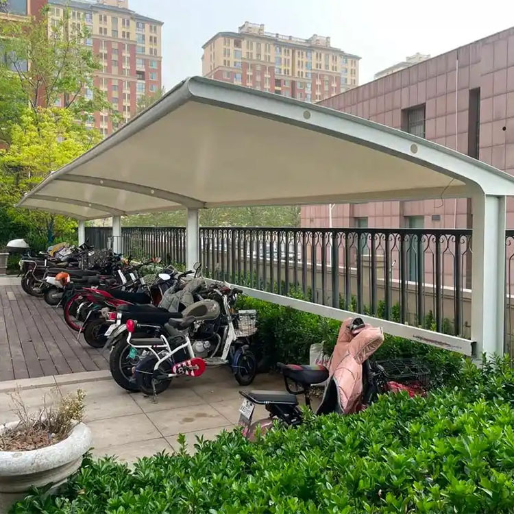 莒南县膜结构电动车棚